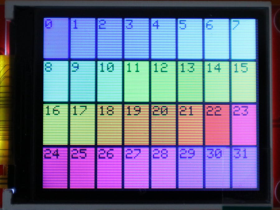 Adding HUE function to graphics library