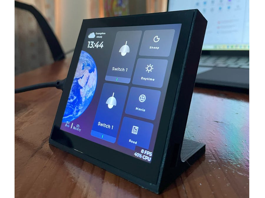 DIY Smart Home Control Panel with AiPi-Eyes-R2
