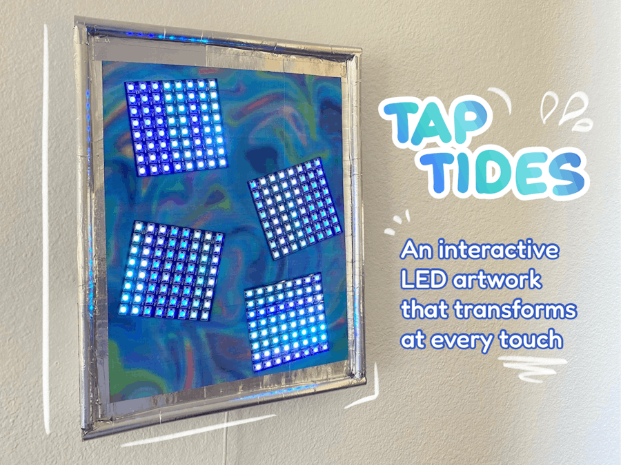 TapTides - Interactive LED Artwork