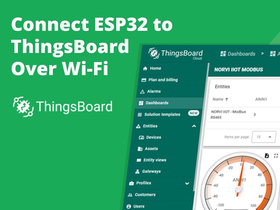 Connect ESP32 to ThingsBoard Over Wi-Fi – Visualize IoT Data