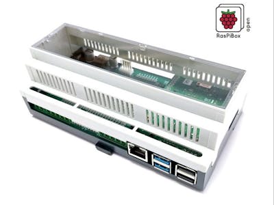 Din rail enclosure for Raspberry Pi5