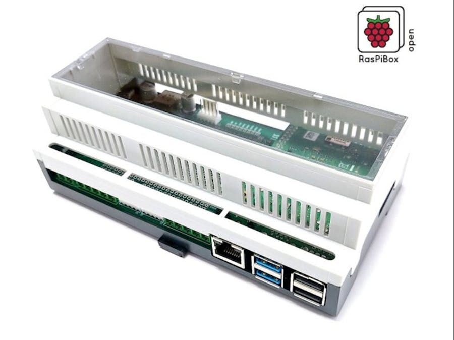 Din rail enclosure for Raspberry Pi5