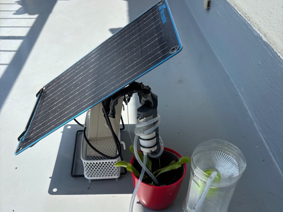Solar-powered Smart Plant Care System with Atom S3 Lite