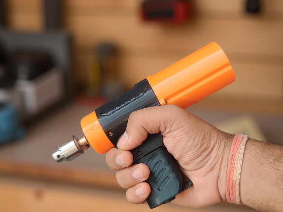 Drillax My Custom Dual-Powered Hand Drill with 555 Motor