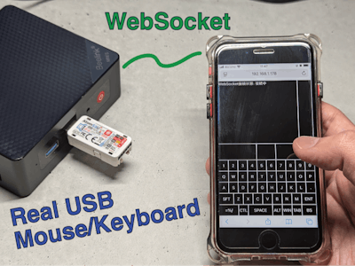 Turn Your Phone into a PC Keyboard & Mouse with AtomS3U