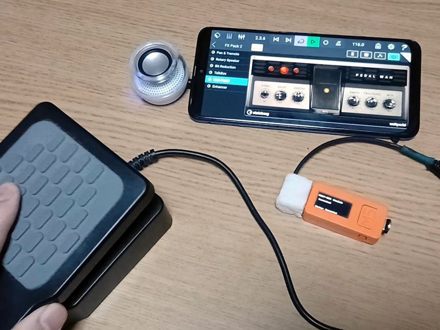 Wireless Expression Pedal HAT for M5StickC