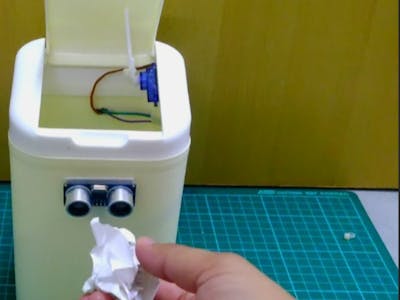 AutoTrash: Arduino-Powered Sensor Dustbin with Servo Lid