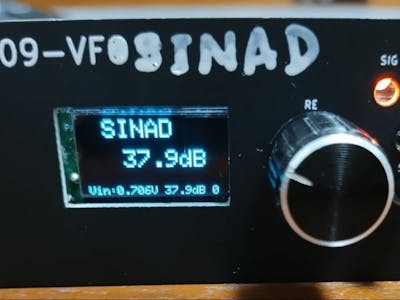 SINAD INDICATOR for 12dB SINAD