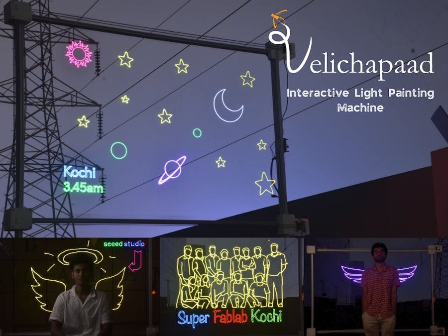 Velichapaad - Interactive Light Painting Machine
