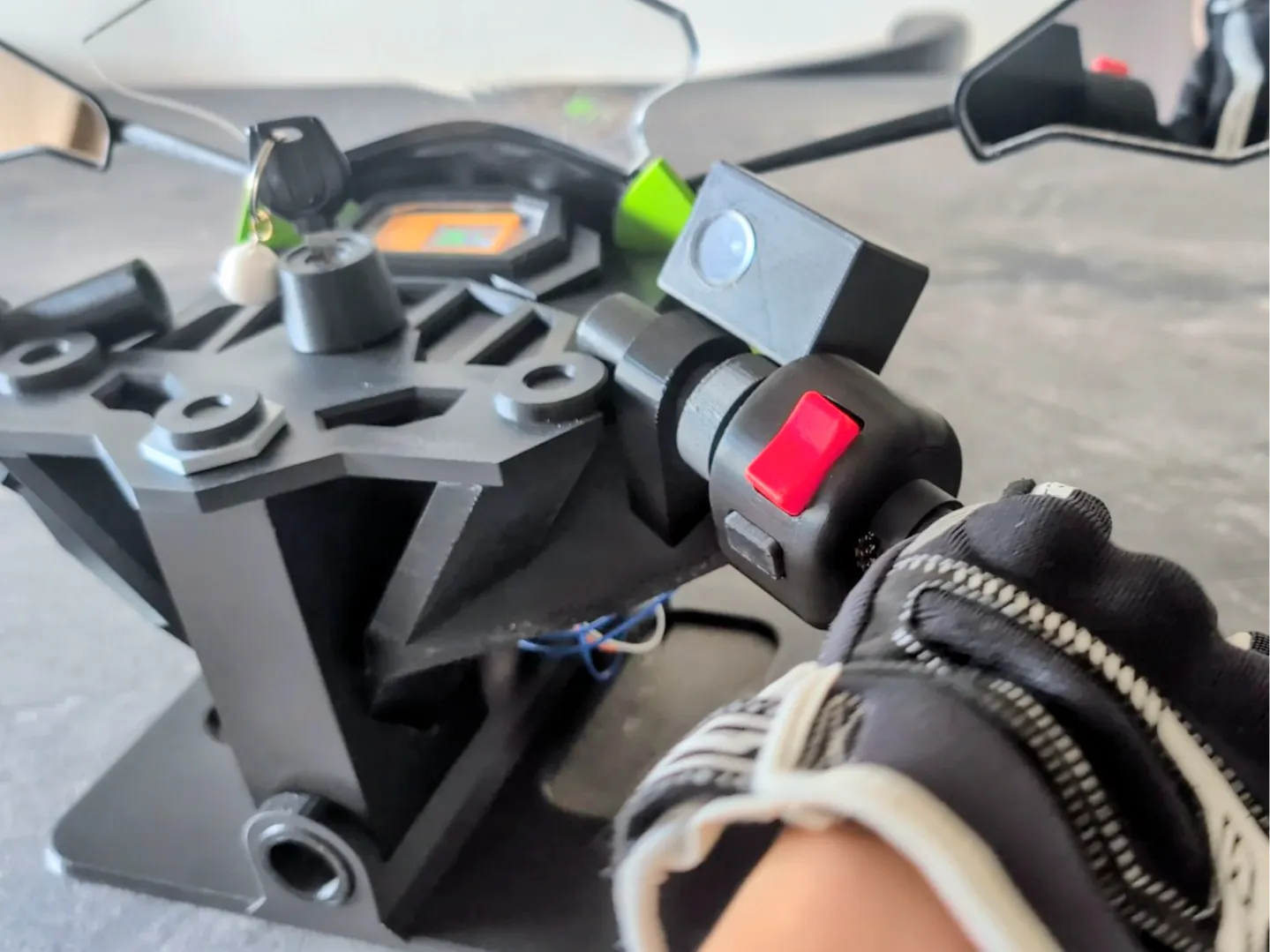 Motorcycle-Style Handlebar Controller Using M5StickC - Hackster.io