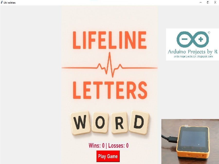 Lifeline Letters - Friendly Hangman Game with M5Stack Core2