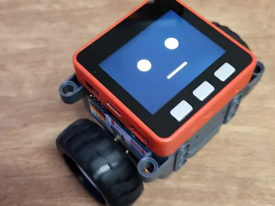 Fun emotional beeping robot