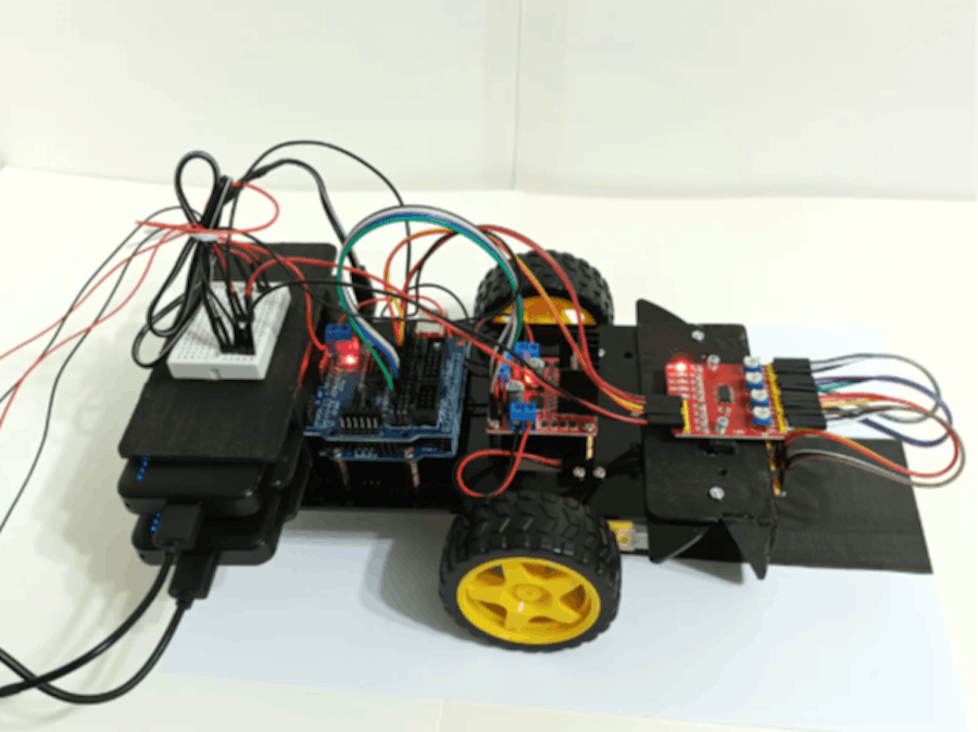 Smart Robot Car as autonomous line successor