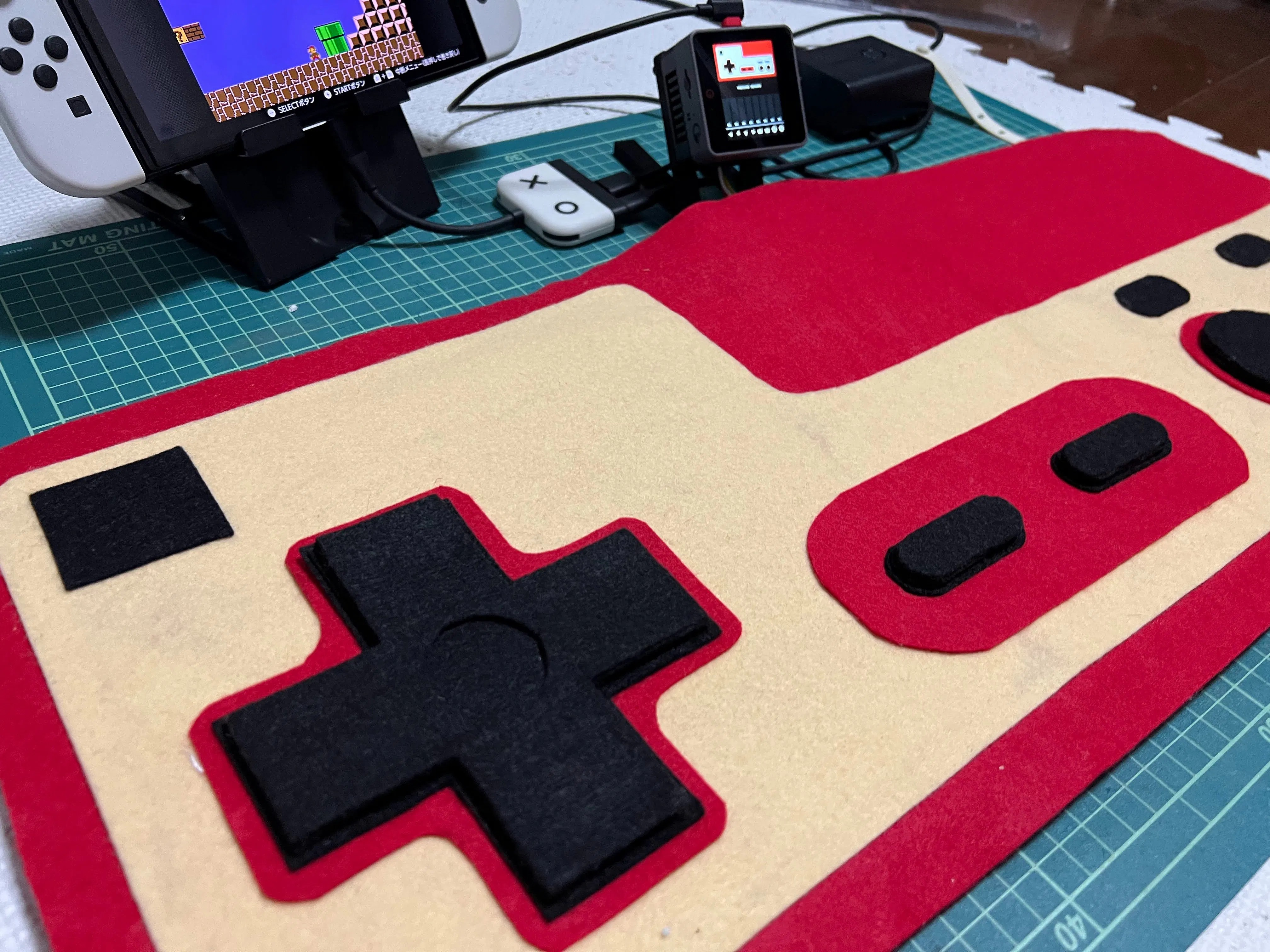 Felt Big Famicom Controller - Hackster.io