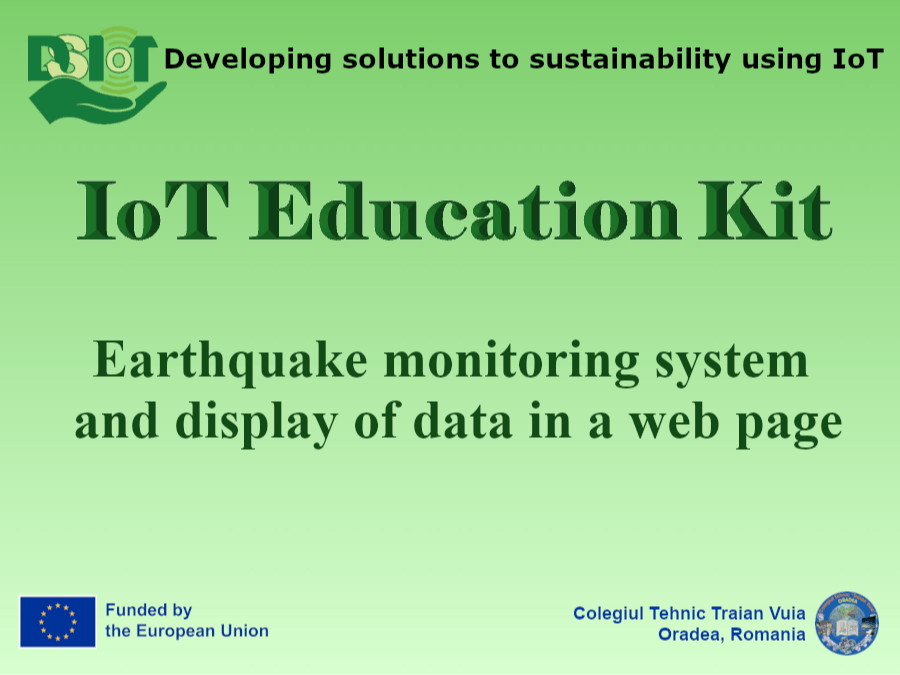 Earthquake monitoring system