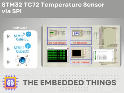 Interfacing TC72 Temperature Sensor with STM32 via SPI