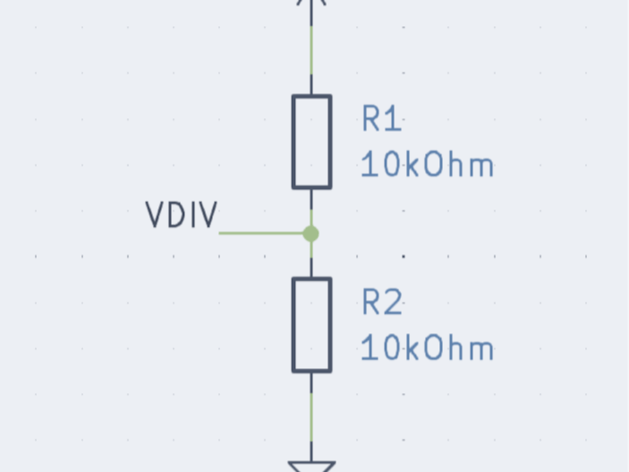 Make a Voltage Divider in typeCAD