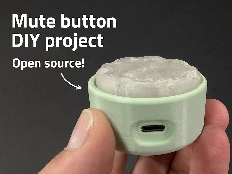 Open Source DIY Mute Button for video calls