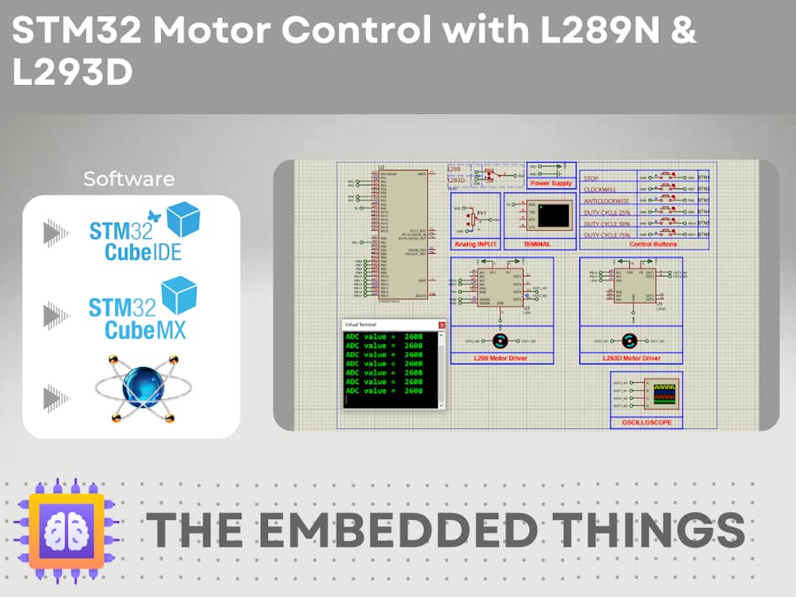 STM32 Motor Control with L289N & L293D