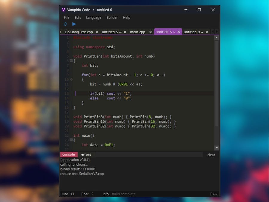 Arduino-like code editor for multiple languages