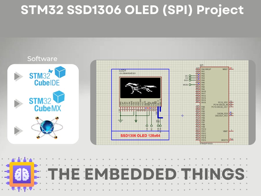 STM32 SSD1306 OLED (SPI) Project