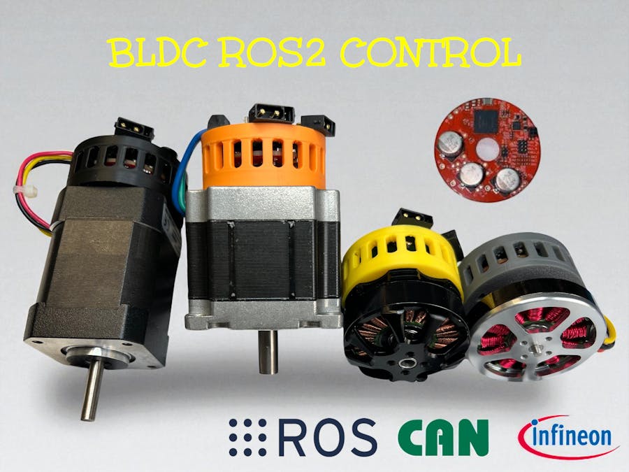 DIY Smart Actuator for Robots: CAN Bus, ROS2, Arduino