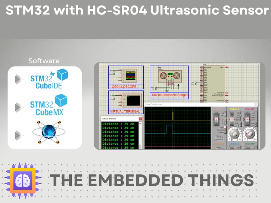 STM32 with HC-SR04 Ultrasonic Sensor