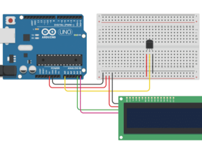 TempLCD — Temperature Display on LCD
