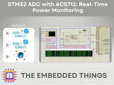 STM32 ADC with ACS712: Real-Time Power Monitoring