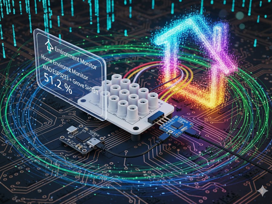 Wi-Fi Home Environment Monitor (XIAO ESP32S3 + SHT31)