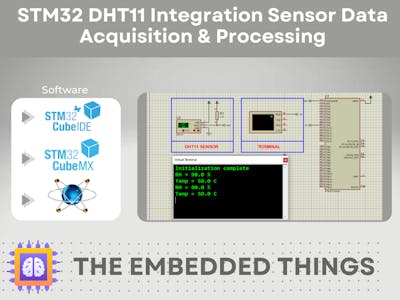 STM32 DHT11 Integration Sensor Data Acquisition & Processing