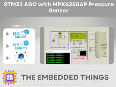 STM32 ADC with MPX4250AP Pressure Sensor