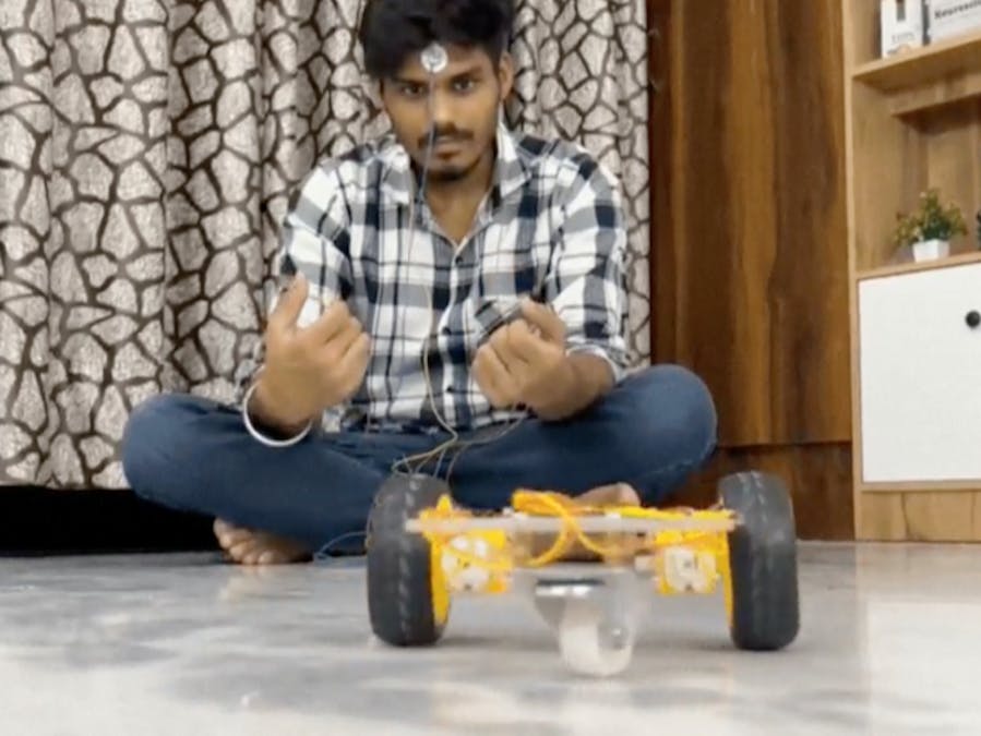 Brain-Controlled Car: EEG + EMG Robotic Control
