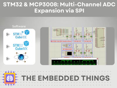 STM32 & MCP3008: Multi-Channel ADC Expansion via SPI