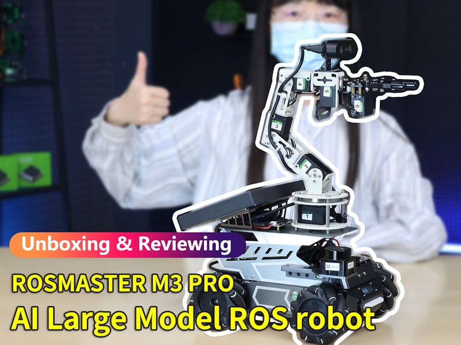 【Unboxing and Reviewing】---ROSMASTER M3 Pro ROS2 Robot with