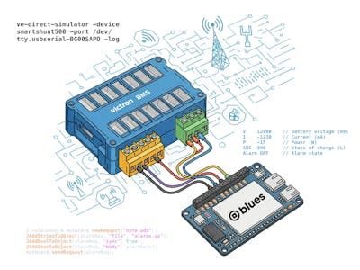 Remotely Monitor Batteries with Victron VE. Direct & Notecard