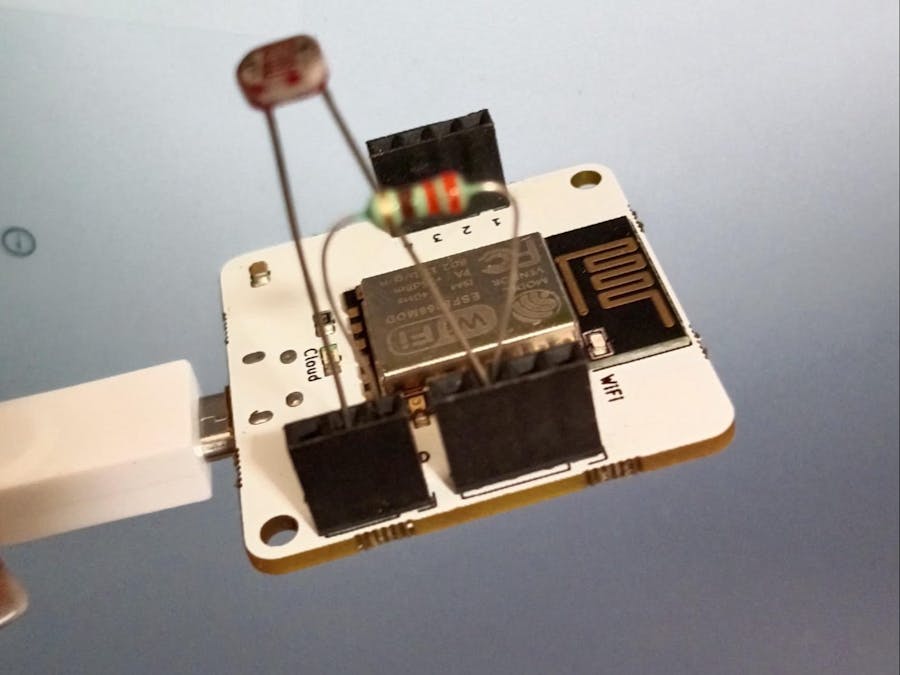 Light Intensity Monitoring System using Bolt Cloud