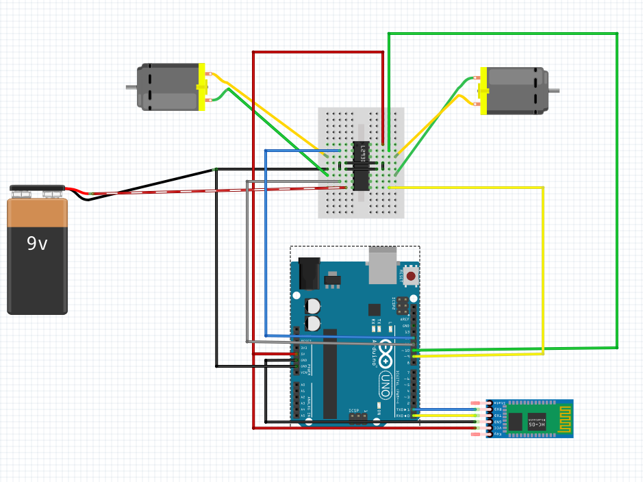 remote control car using arduino