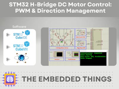 STM32 H-Bridge DC Motor Control: PWM & Direction Management