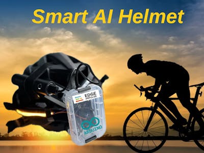 Smart AI helmet for Cyclist
