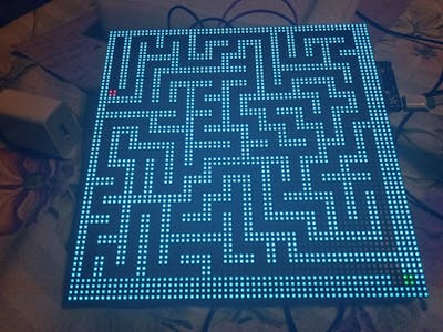 MatrixPortal S3 Maze Game with CircuitPython