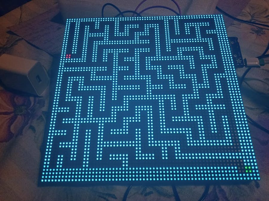 MatrixPortal S3 Maze Game with CircuitPython