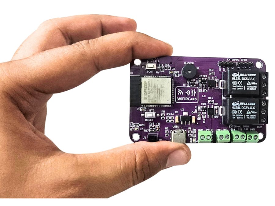 WiFIRCard – Smart Home Automation with ESP32-S3, IR & Relays
