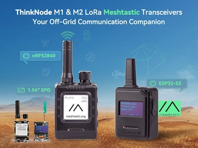Elecrow Meshtastic line. Crowpanel, Node M1 and M2
