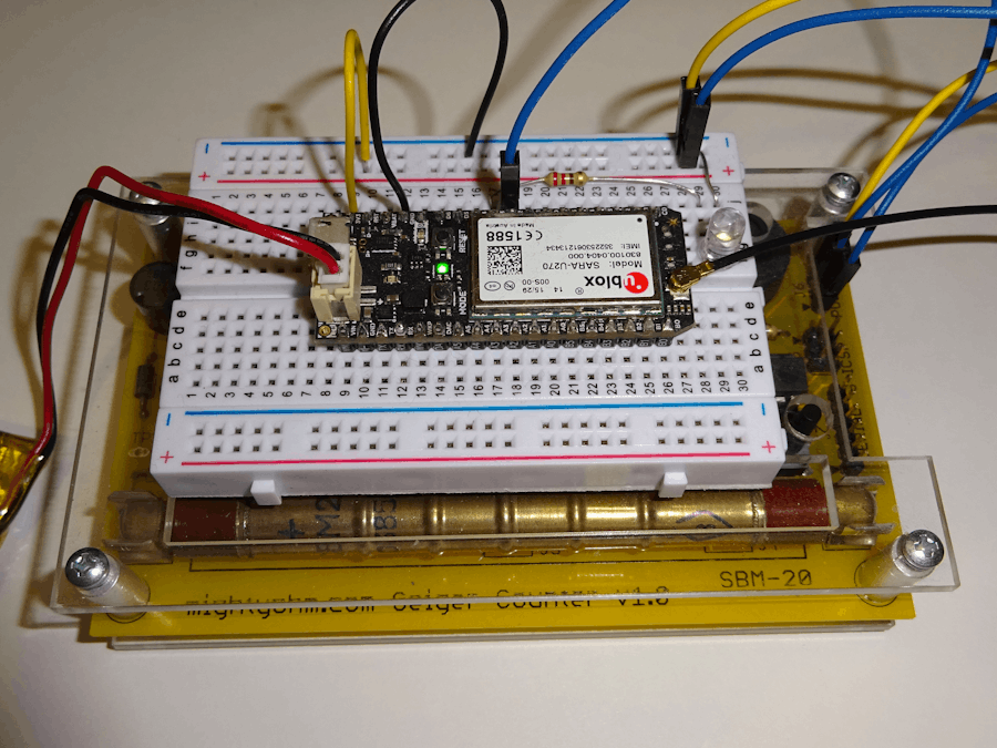 Internet Geiger Counter