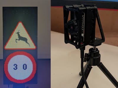 Animals on Road Monitor and Warning System