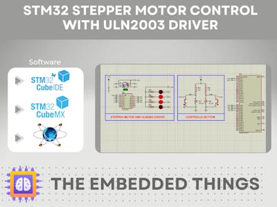 STM32 Stepper Motor Control with ULN2003 Driver