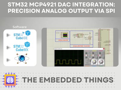 STM32 MCP4921 DAC Integration: Analog Output via SPI