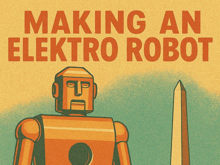 Making an Elektro robot for Nerdearla Conference