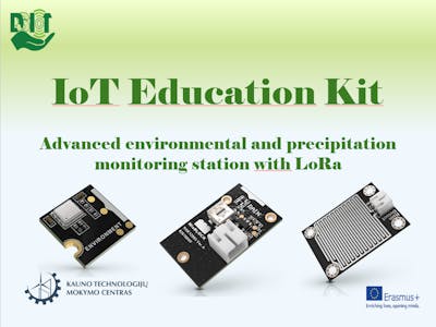 Advanced environmental and precipitation monitoring station